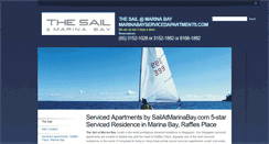 Desktop Screenshot of marinabayservicedapartments.com